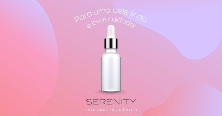 Exemplo de apresentação de produto de bem estar voltado para skincare.